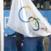 Olympic flag flown upside down in Paris 2024 opening ceremony blunder during rain-soaked ceremony