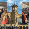 Commuters desert major London train station as Storm Conall sparks travel chaos