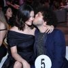 Selena Gomez Kisses Fiance Benny Blanco in Holiday Photo